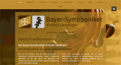Desktop Screenshot of bayer-symphoniker.de